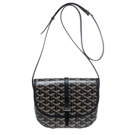 goyard black|black goyard cross bag.